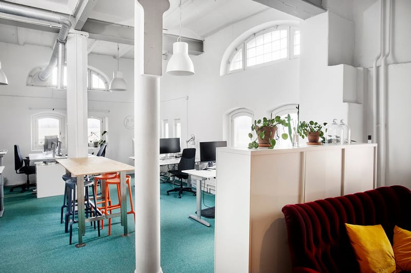 Kontor, Kontorshotell på Sockerbruket 17, Göteborg - interiör