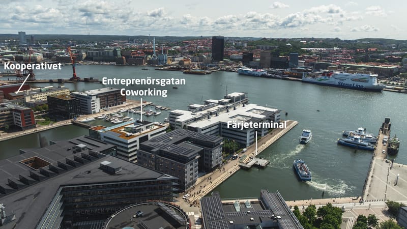 Kontor på Lindholmspiren 7, Göteborg - detalj