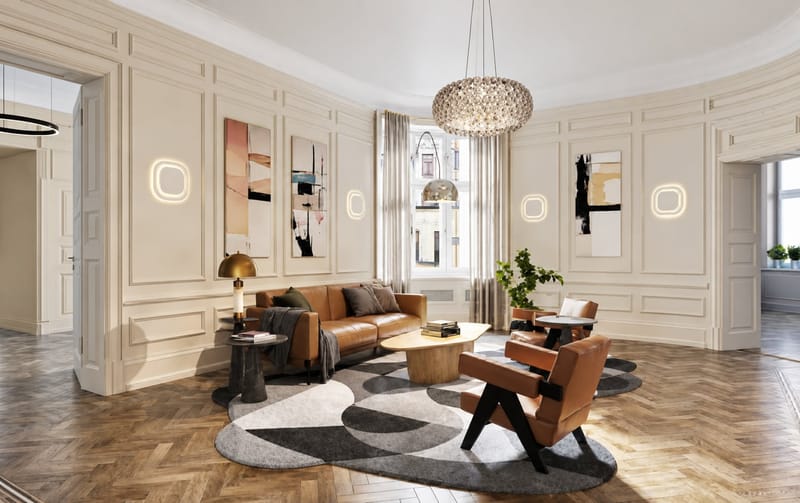 Kontor, Kontorshotell på Torsgatan 8, Stockholm - interiör